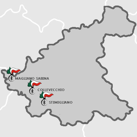 mappa caserme